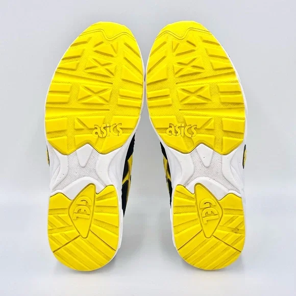 Asics Gel Diablo ‘Welcome To The Dojo’ Sun Logo Yellow Black Sneaker Men’s Sz 10 - Picture 10 of 11